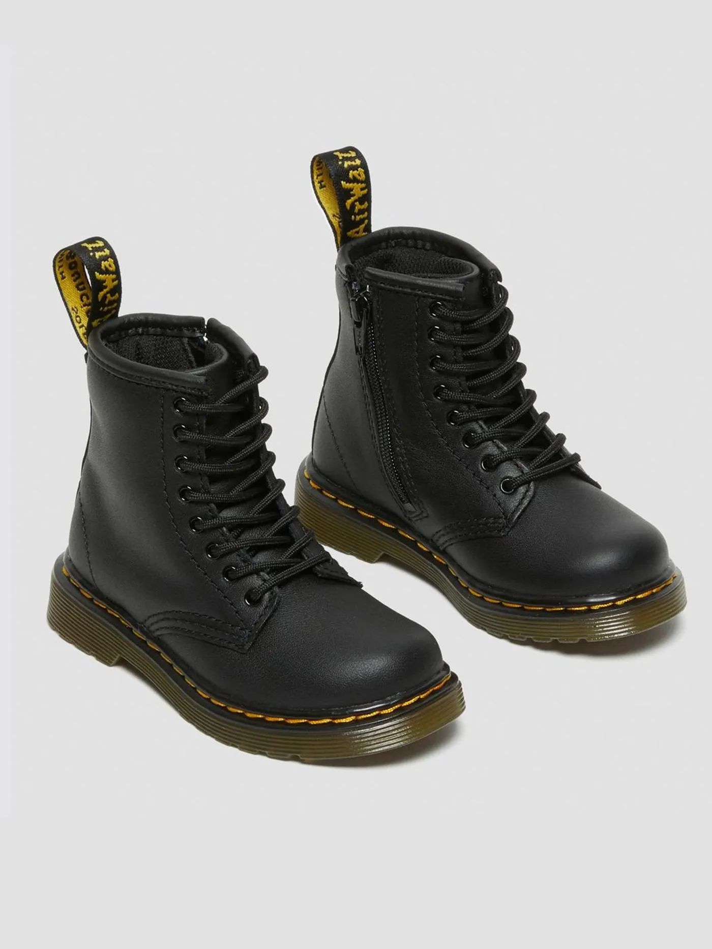 1460 Softy T Black Boots (Little Kids)