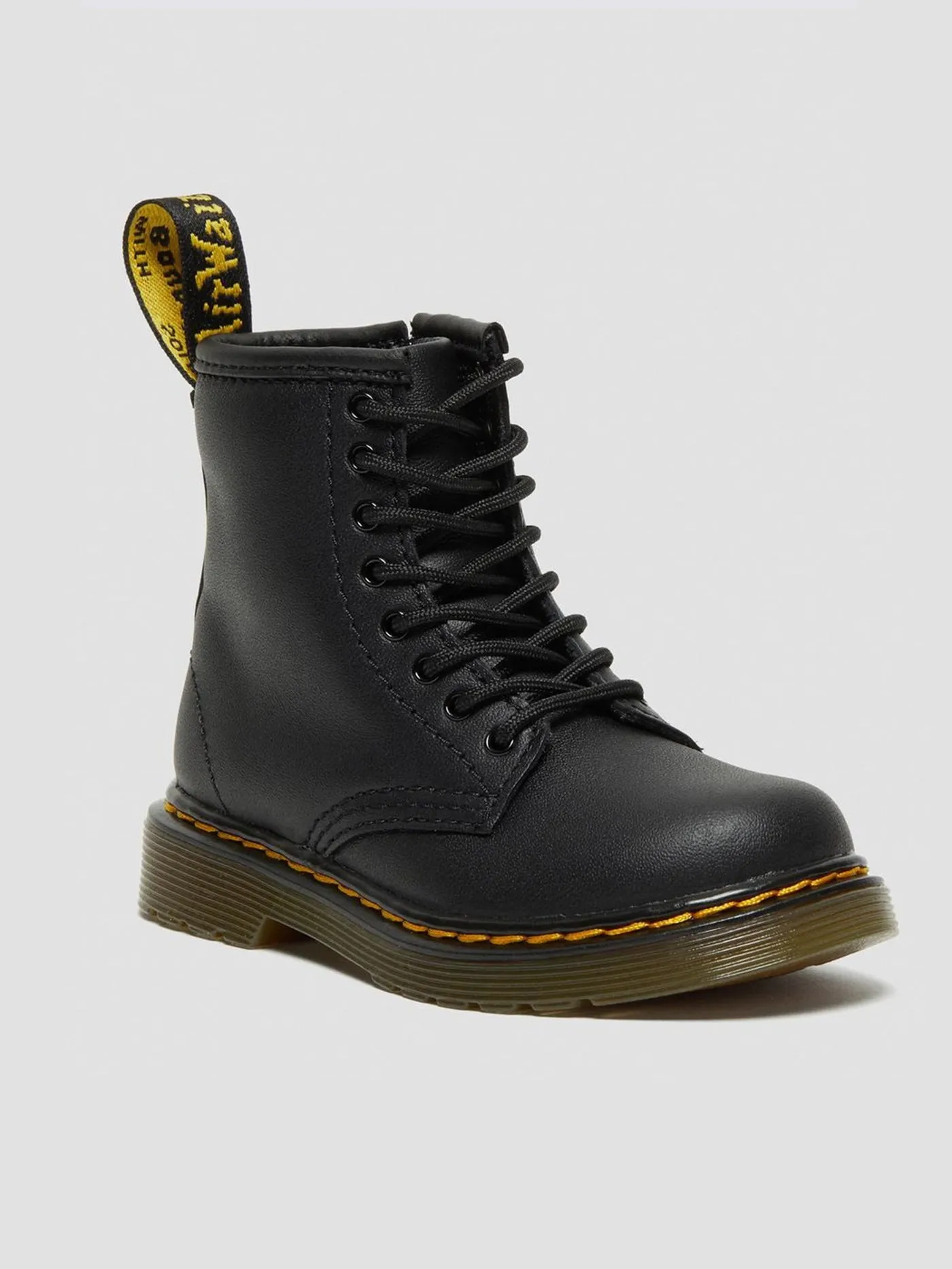 1460 Softy T Black Boots (Little Kids)