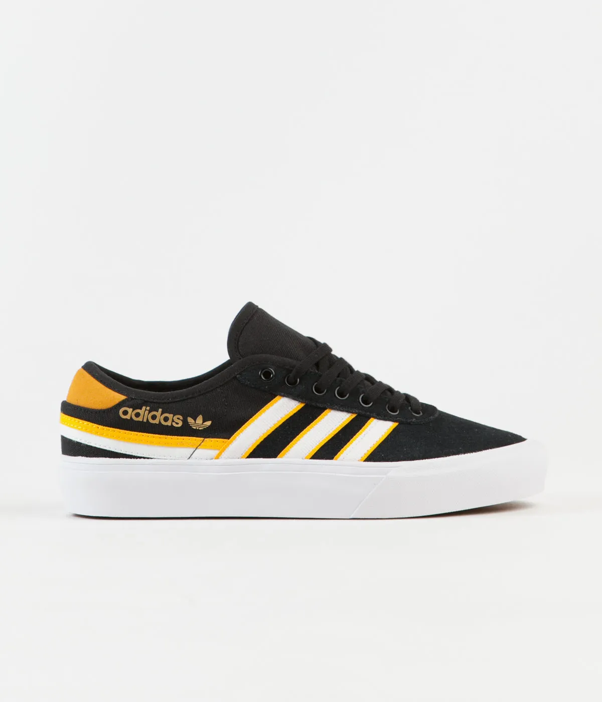 Adidas Delpala Premiere Shoes - Core Black / White / Crew Yellow