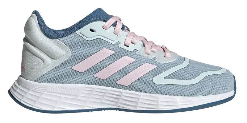 adidas Duramo 10 Kids Trainers - Girls - Blue Tint/Clear Pink/Altered Blue