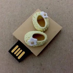 Baby Booties Miniature Novelty Pen Drive