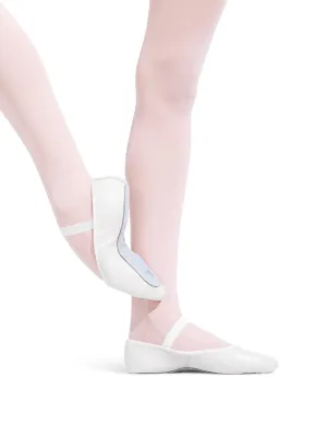 CAPEZIO 205C CHILD DAISY WHITE LEATHER BALLET SHOES