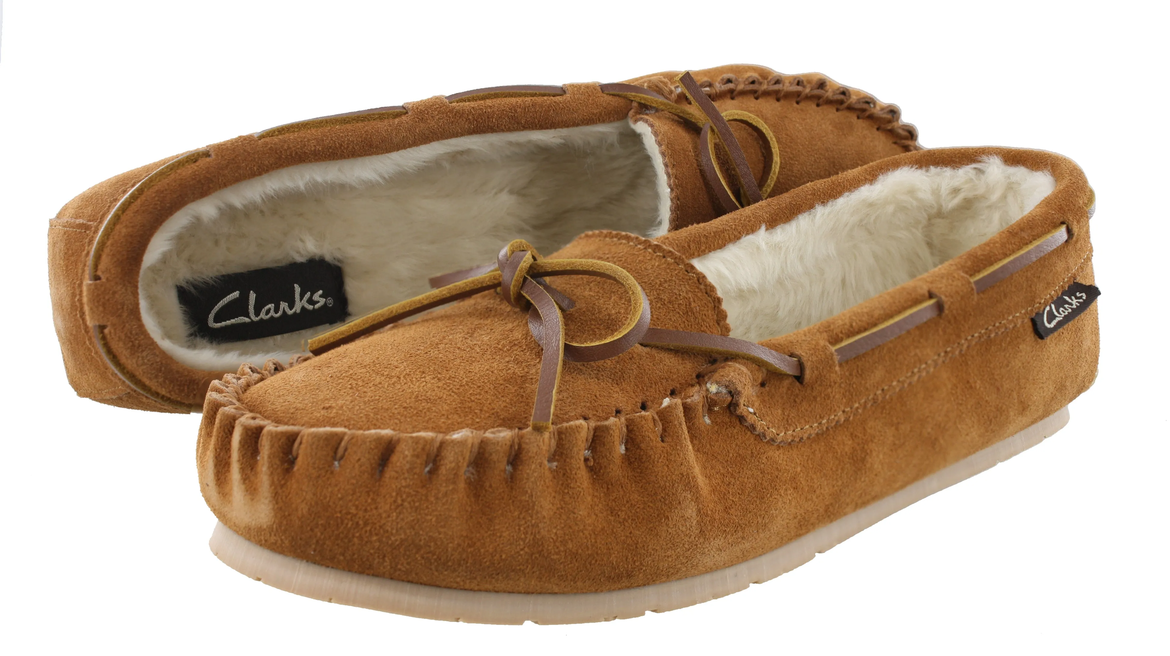 Clarks Women's Moccasin Winter Slippers Nancy