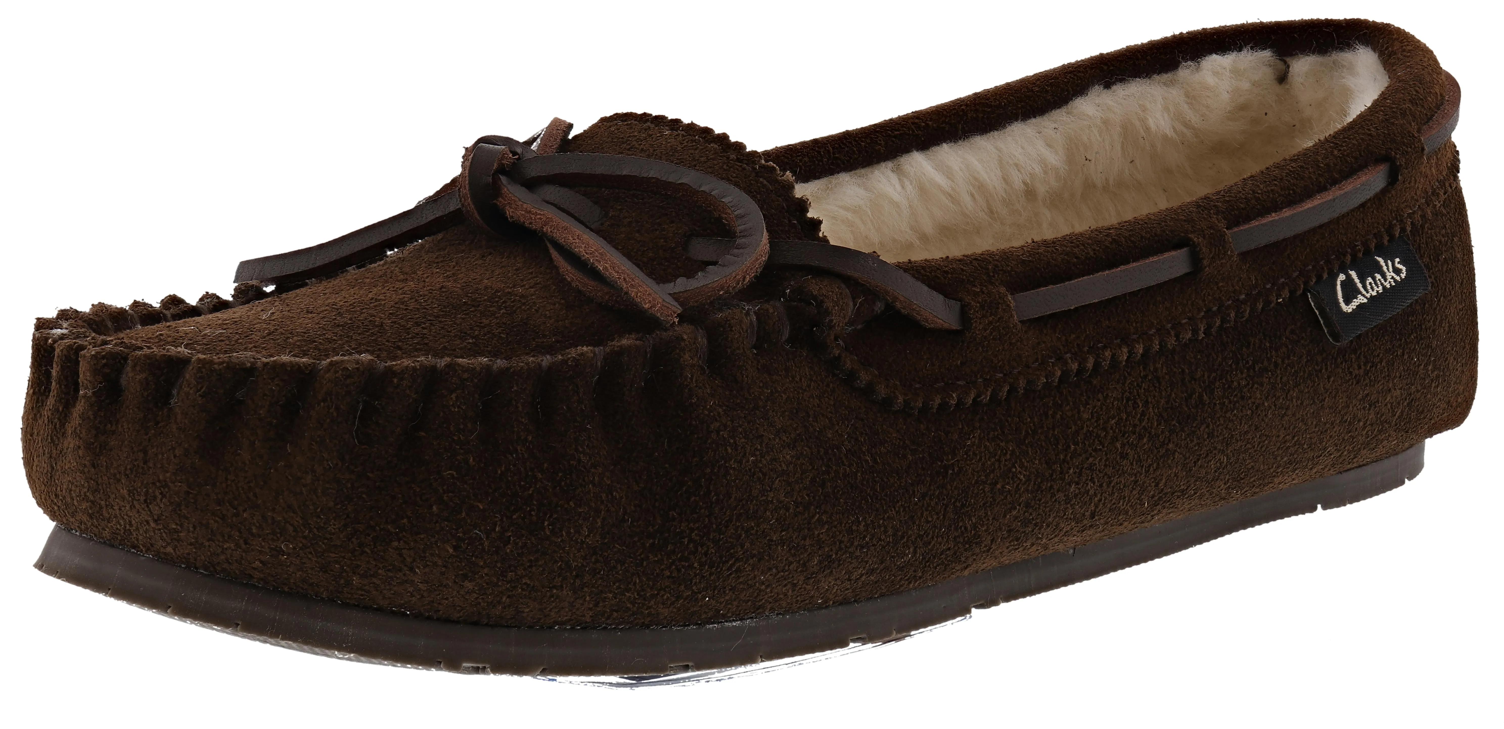 Clarks Women's Moccasin Winter Slippers Nancy