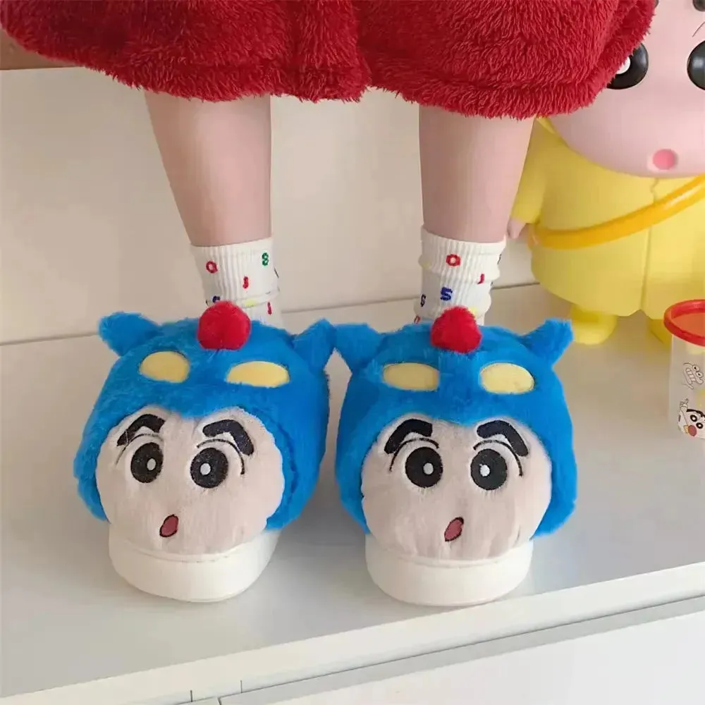 Crayon Shinchan Hooded Indoor Slippers