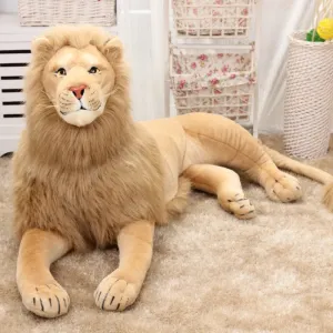 Giant Lion Lifelike Stuffed Plush Toy