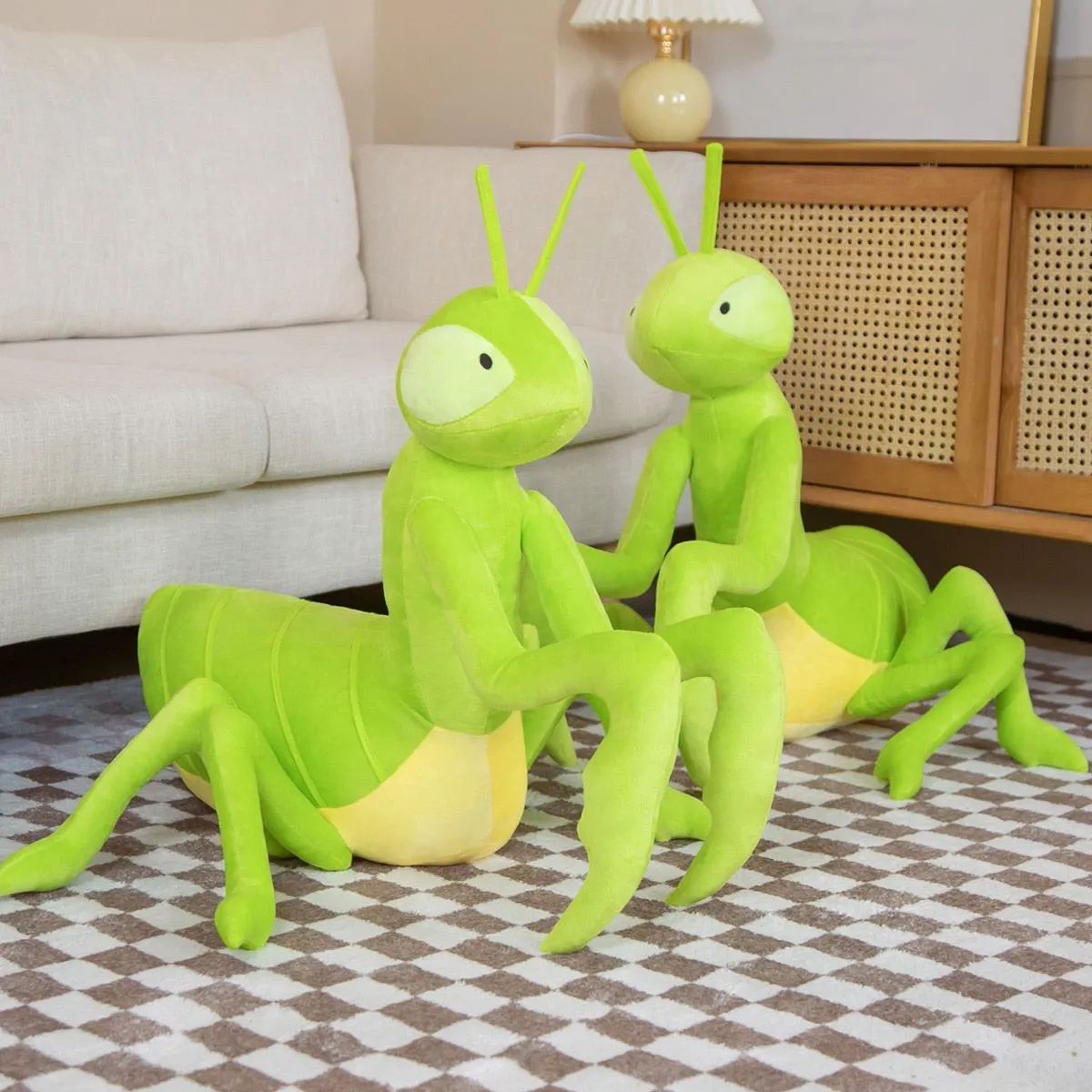 Green Praying Mantis Plush Stuffed Toy