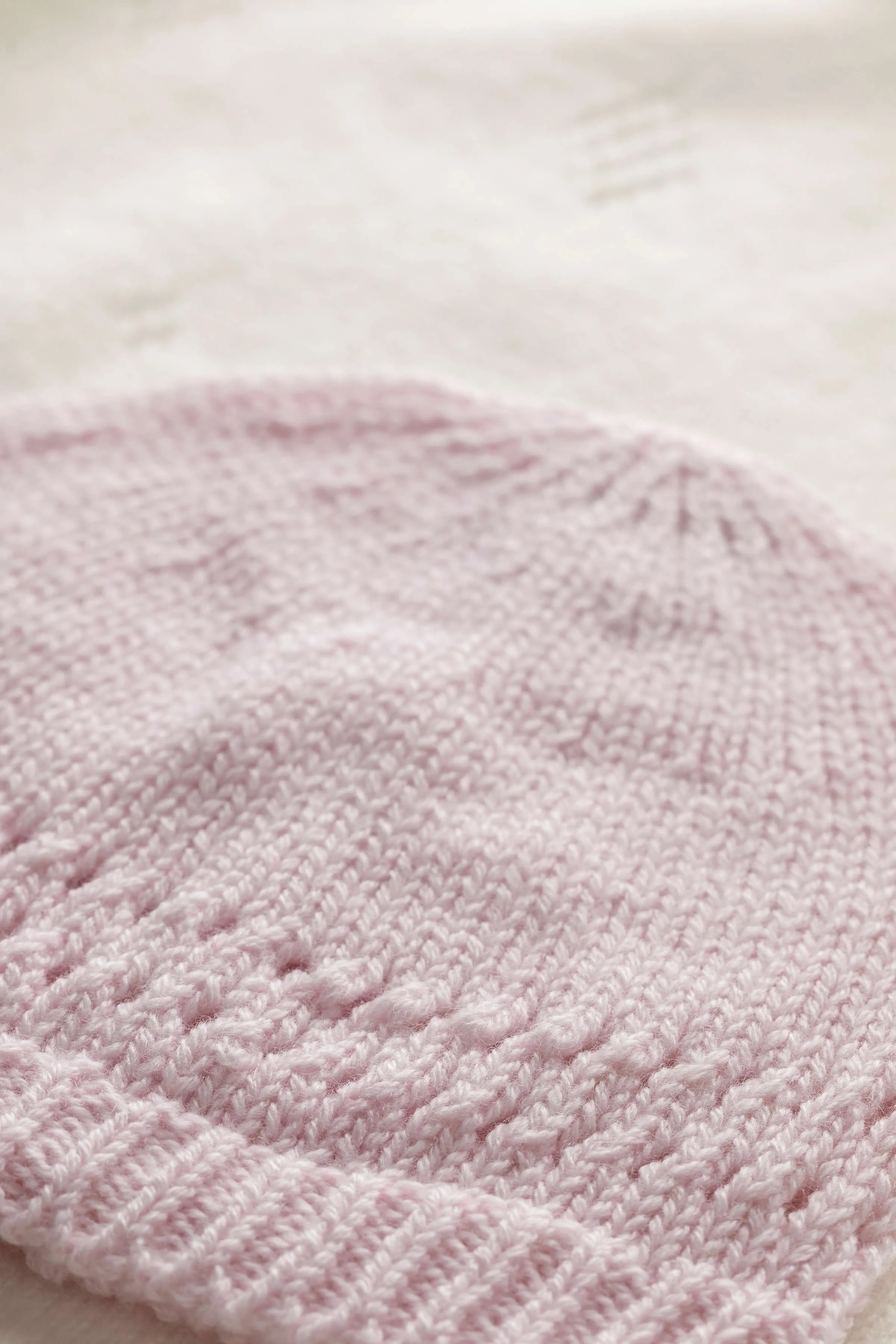 Hand Knitted Cashmere Baby Beanie