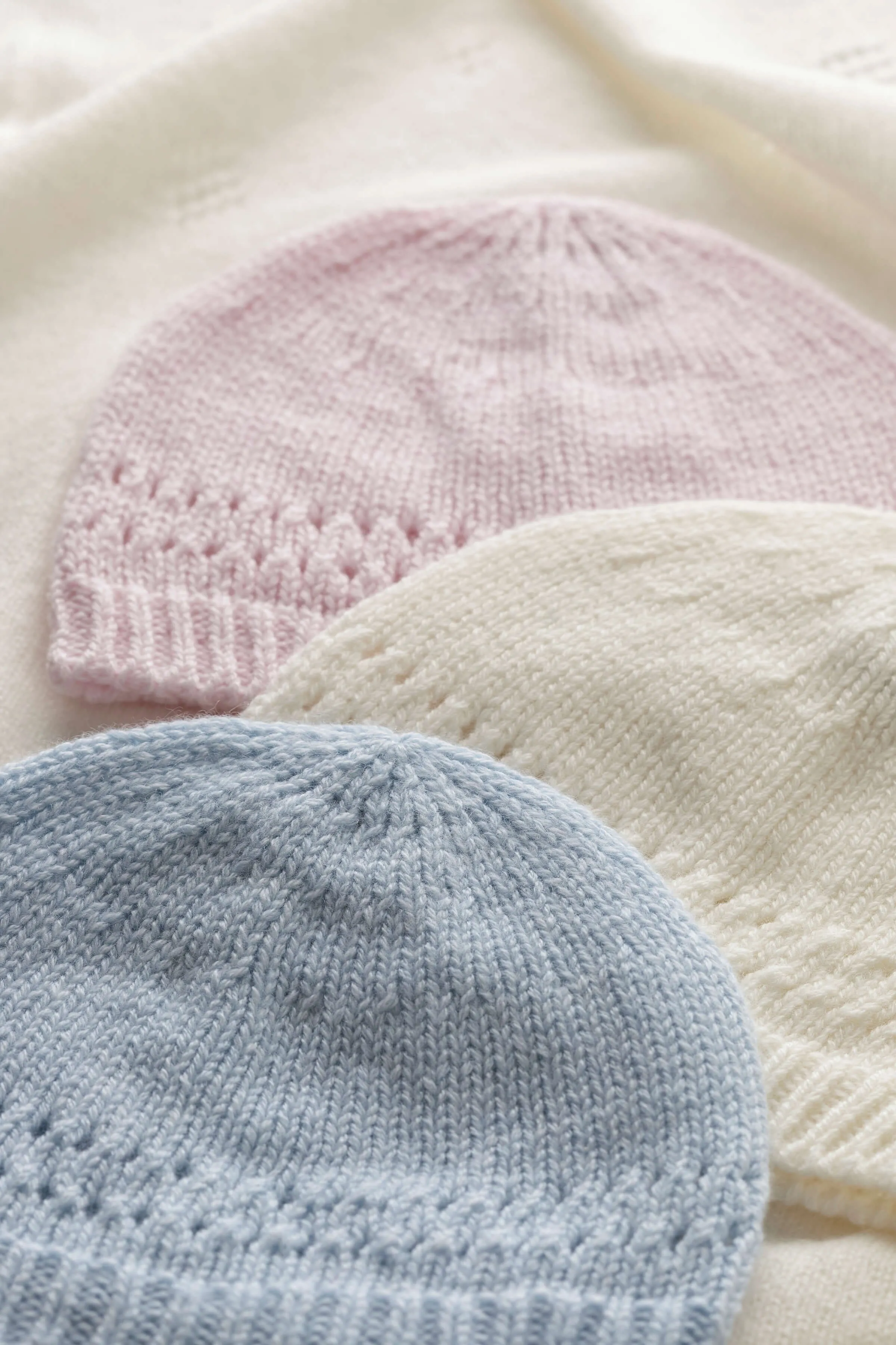 Hand Knitted Cashmere Baby Beanie