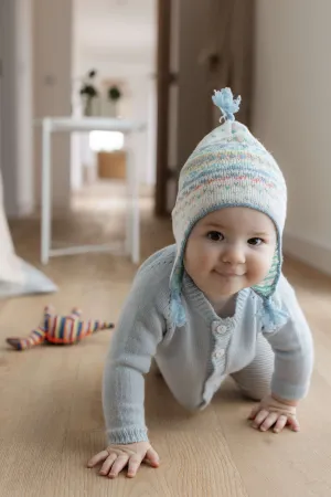 Hand Knitted Cashmere Fairisle Baby Hat