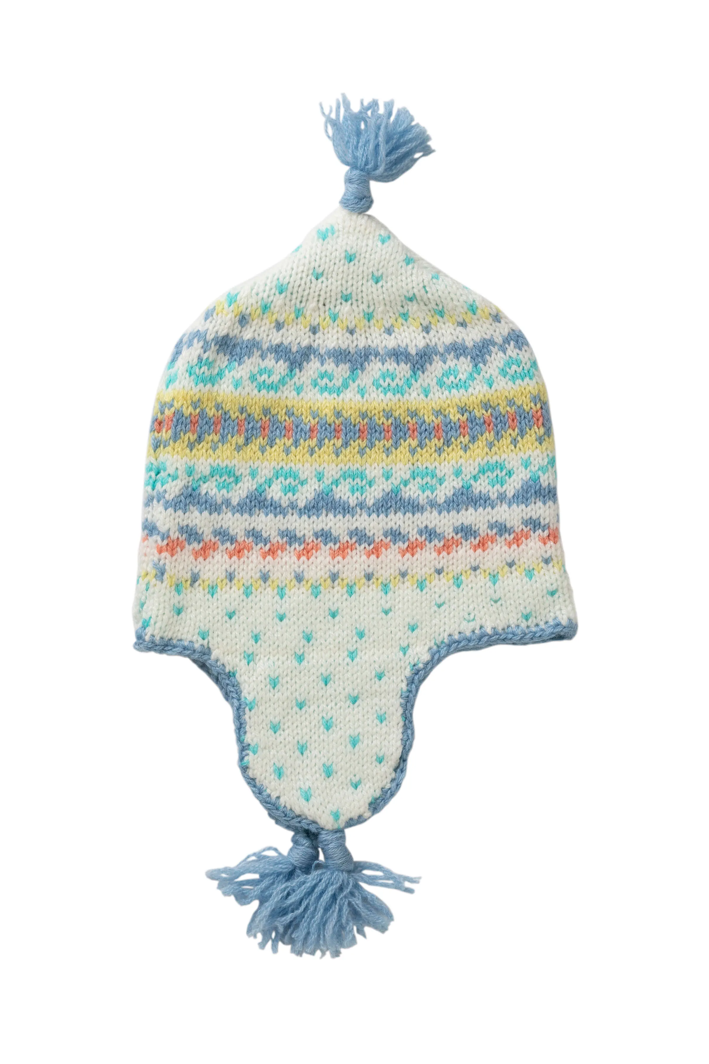 Hand Knitted Cashmere Fairisle Baby Hat