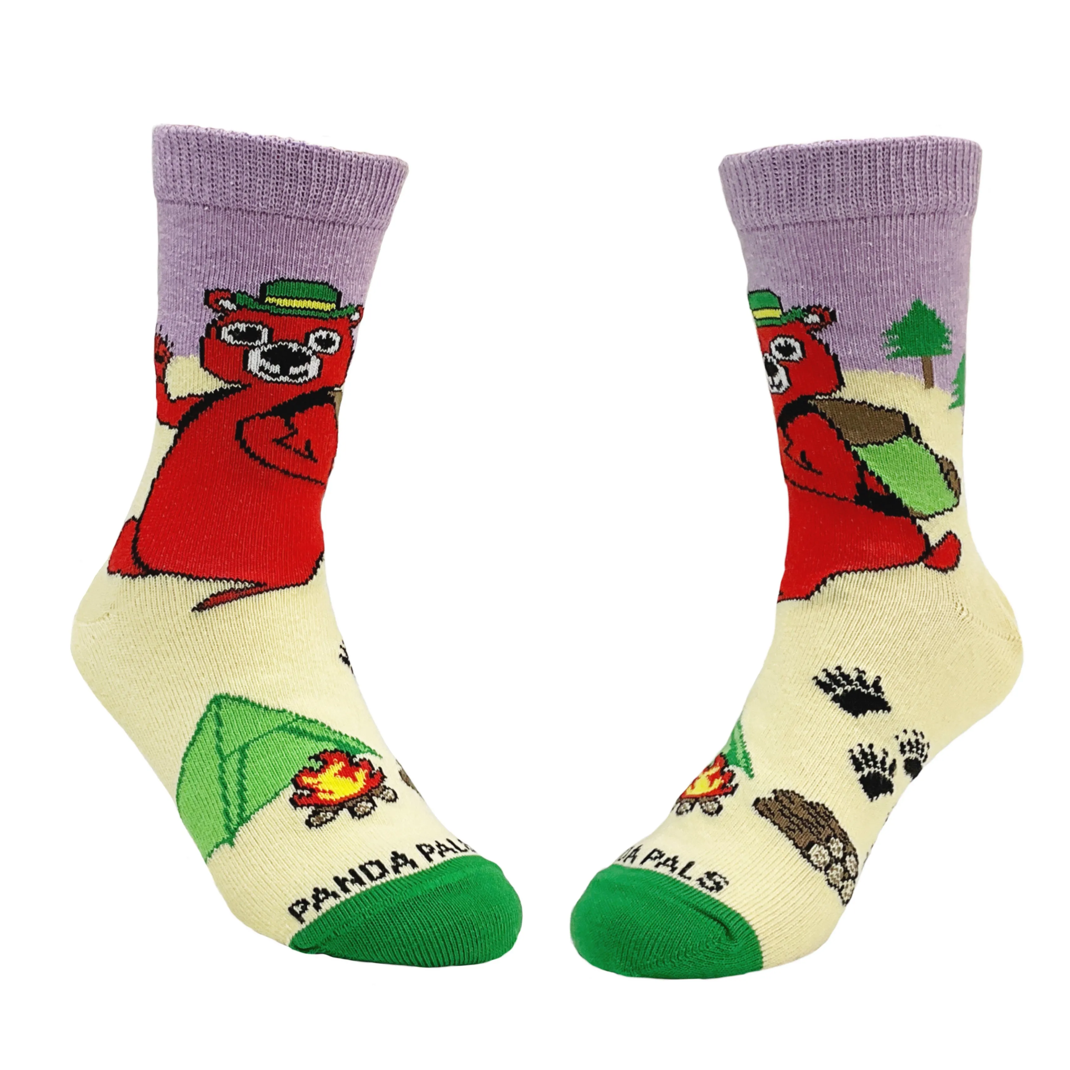 Hiking Bear Socks from the Sock Panda (Age 3-7)