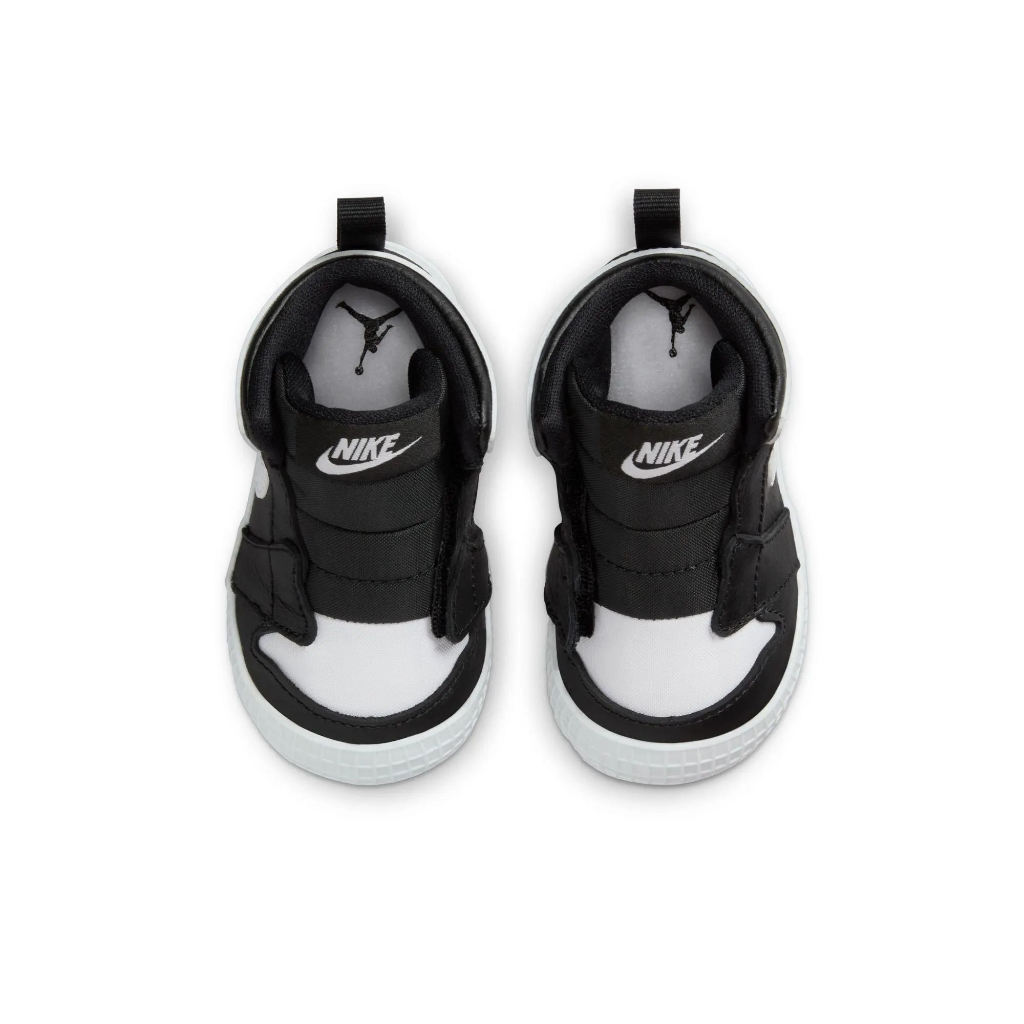 Jordan - Boy - Crib Jordan 1 Bootie - Black/White