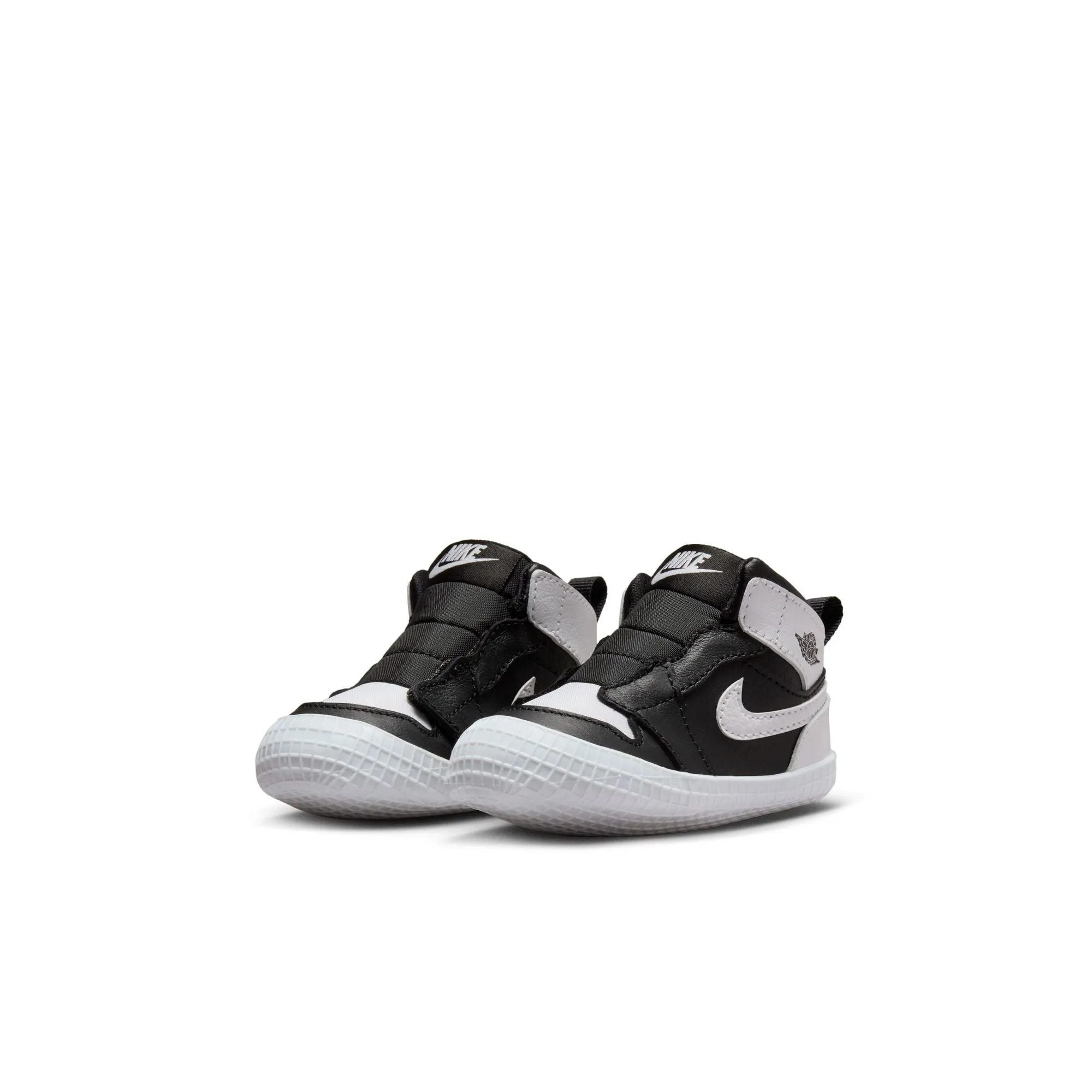 Jordan - Boy - Crib Jordan 1 Bootie - Black/White