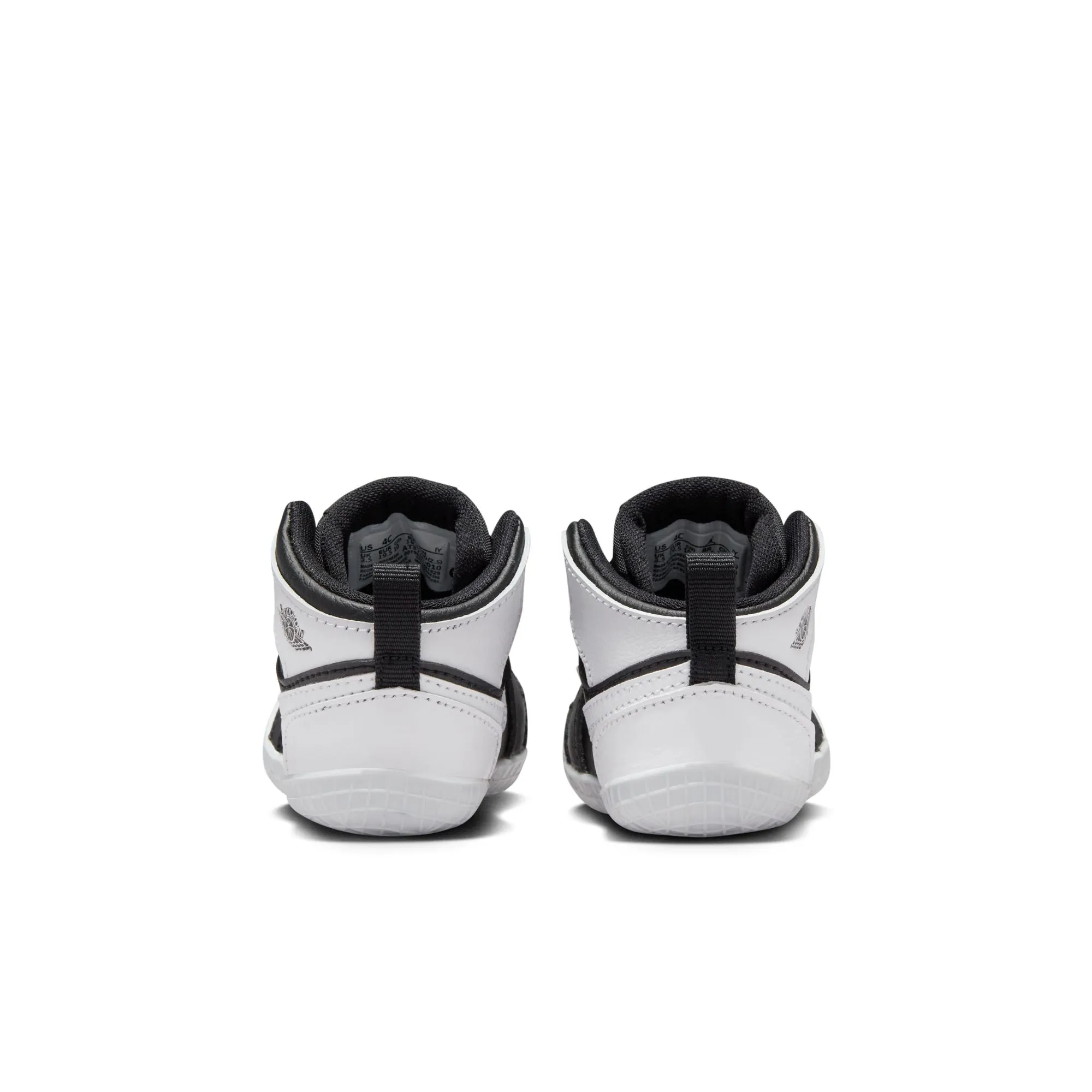 Jordan - Boy - Crib Jordan 1 Bootie - Black/White