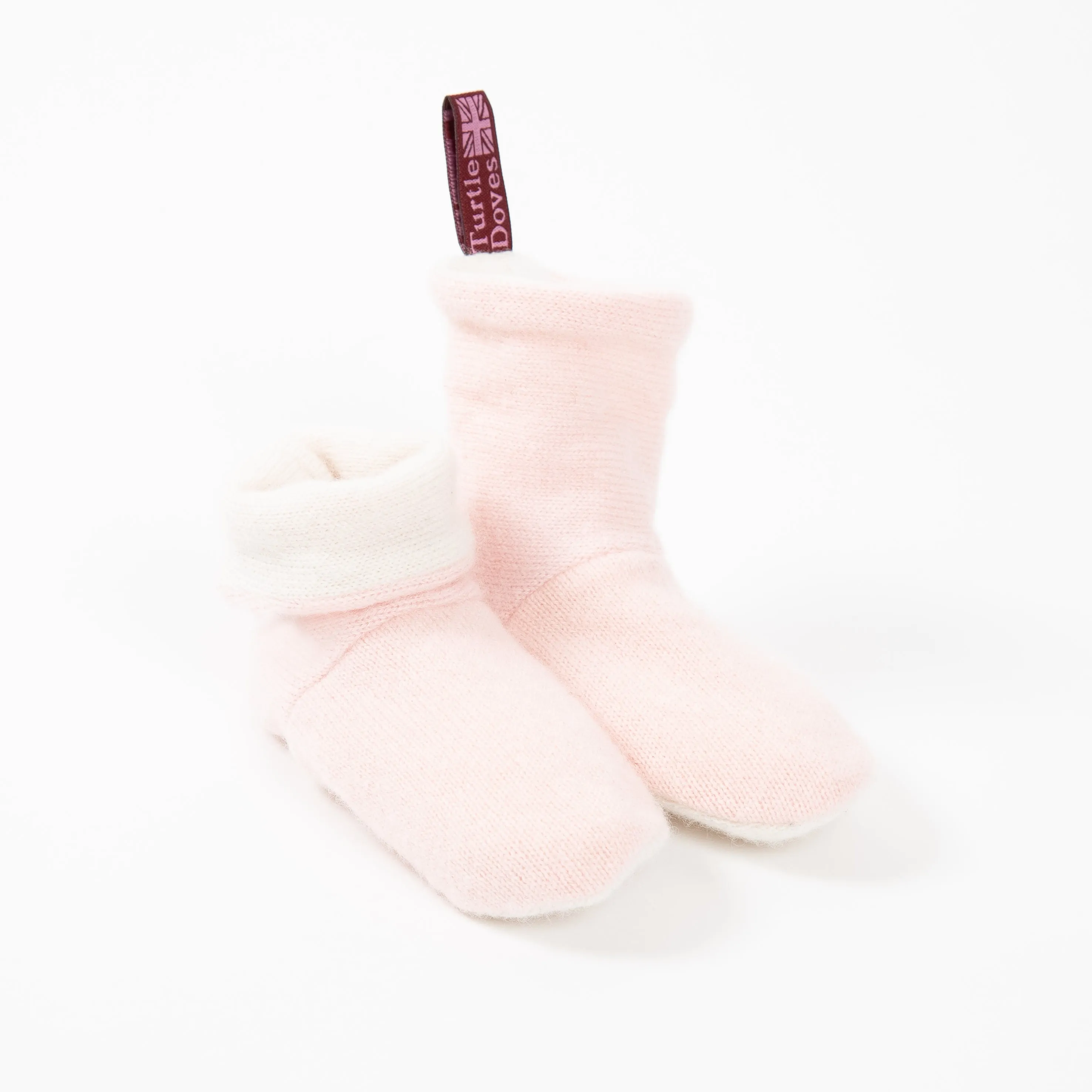 Marshmallow Cashmere Baby Booties