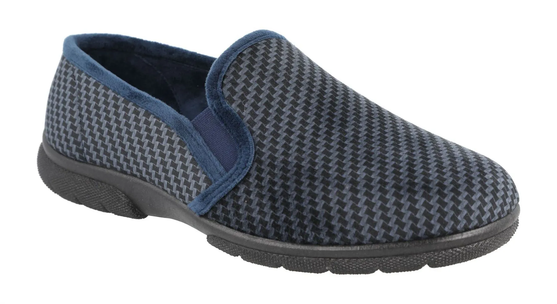 Men's Wide Fit DB Glen Slip On Slippers