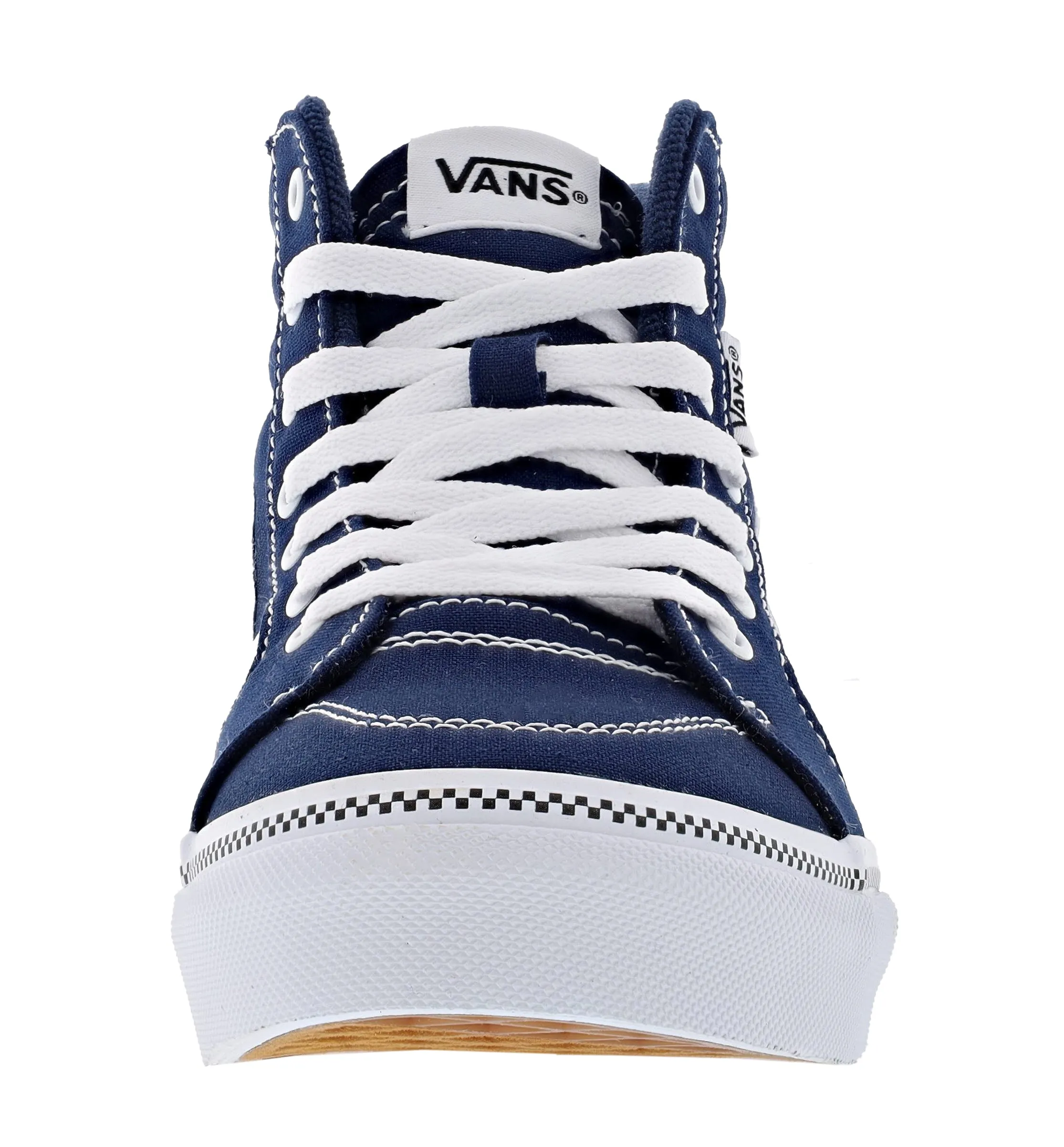 Vans Kid's Filmore Hi Top Checker Foxing Lace up Shoes