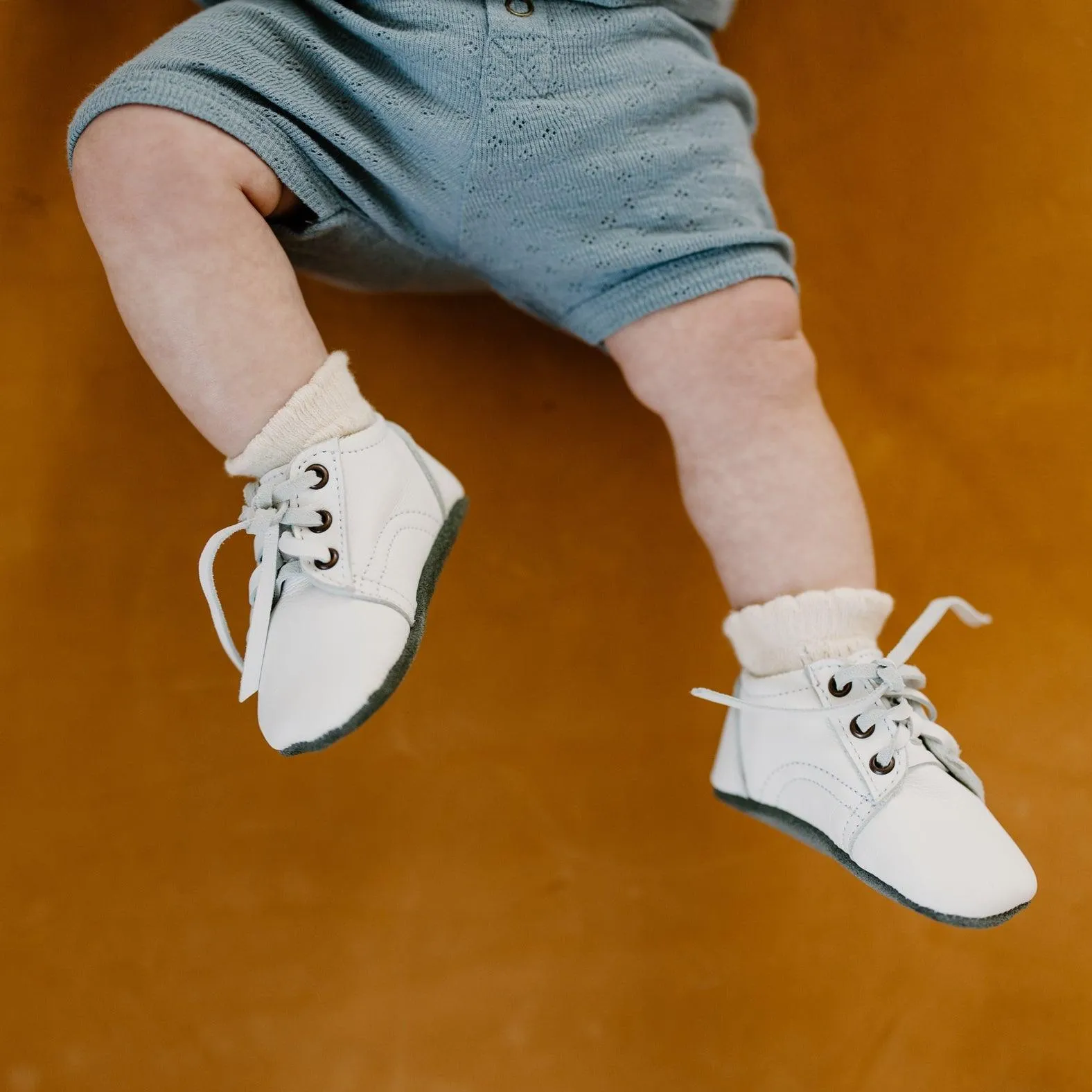 WMK21867 - Baby Varsity Shoes White